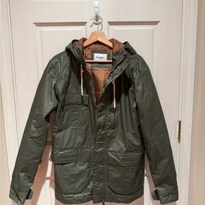 Goodfellow & Co Dark Green Hooded Raincoat